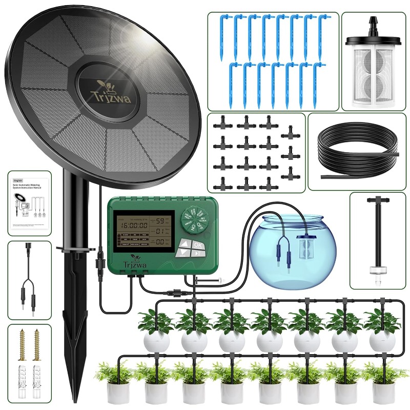 Drip Irrigation Kit - Solar Irrigation Equipment Greenhouse Irrigation Drip
