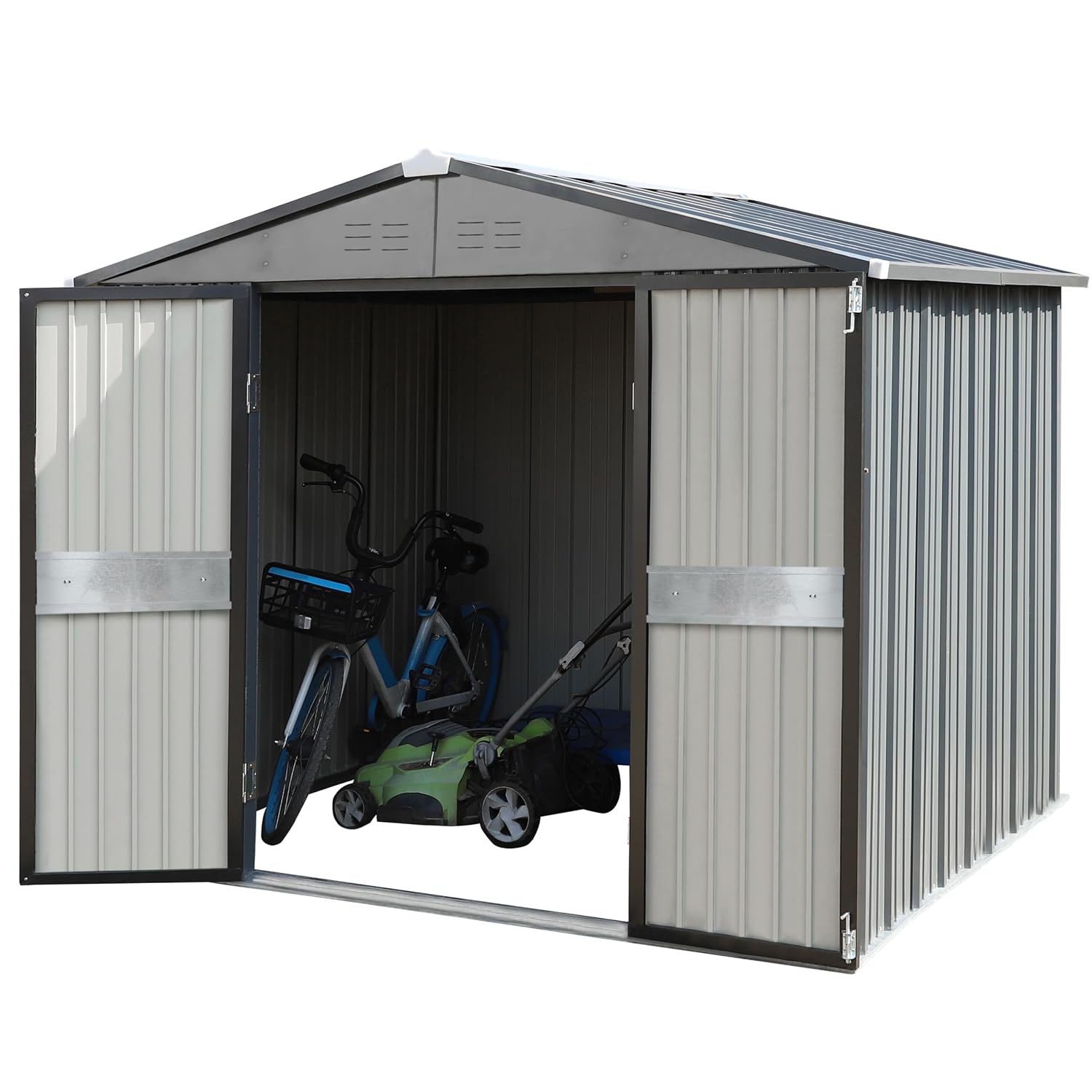 10' x 10' Outdoor Storage Shed - Gardening Tools Set 评论和价格