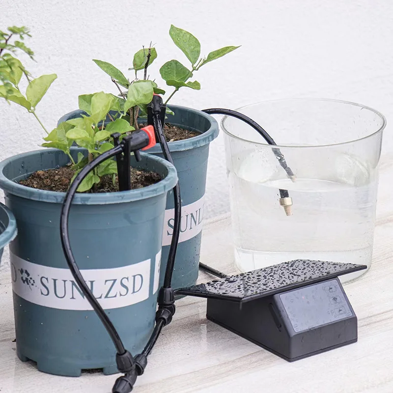 New WIFI Solar Automatic Water - Drip Irrigation Kit 评论和价格