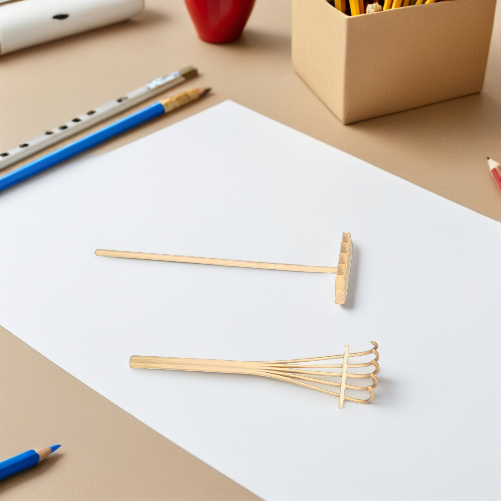 6Pcs Mini Sand Rake Set Bamboo - Gardening Tools Set 评论和价格