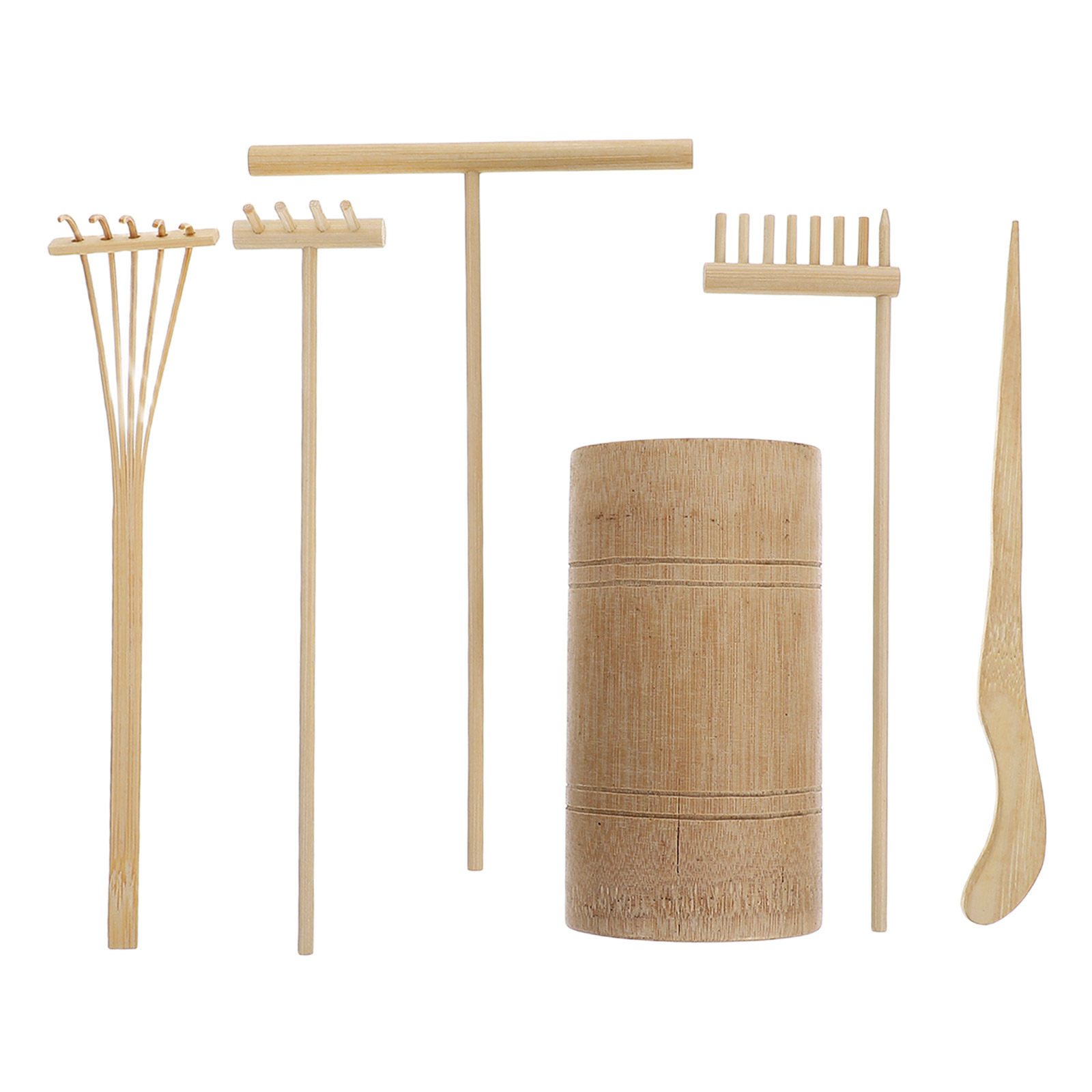 1Set Zen Sand Rake Set Miniatu - Gardening Tools Set 评论和价格