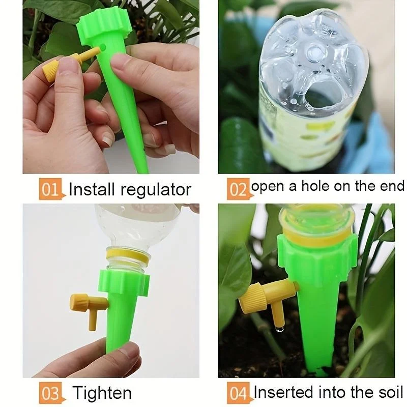 10PCS Flower Adjustable Automa - Gardening Tools For Beginners 评论和价格