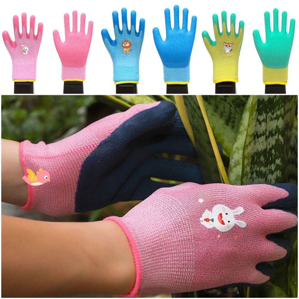 Tool Multi-purpose Work Gloves - Gardening Tools Cartoon 评论和价格