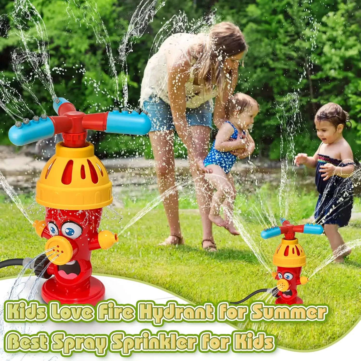 Water Spray Toy Hydrant Sprink - Gardening Tools Cartoon 评论和价格