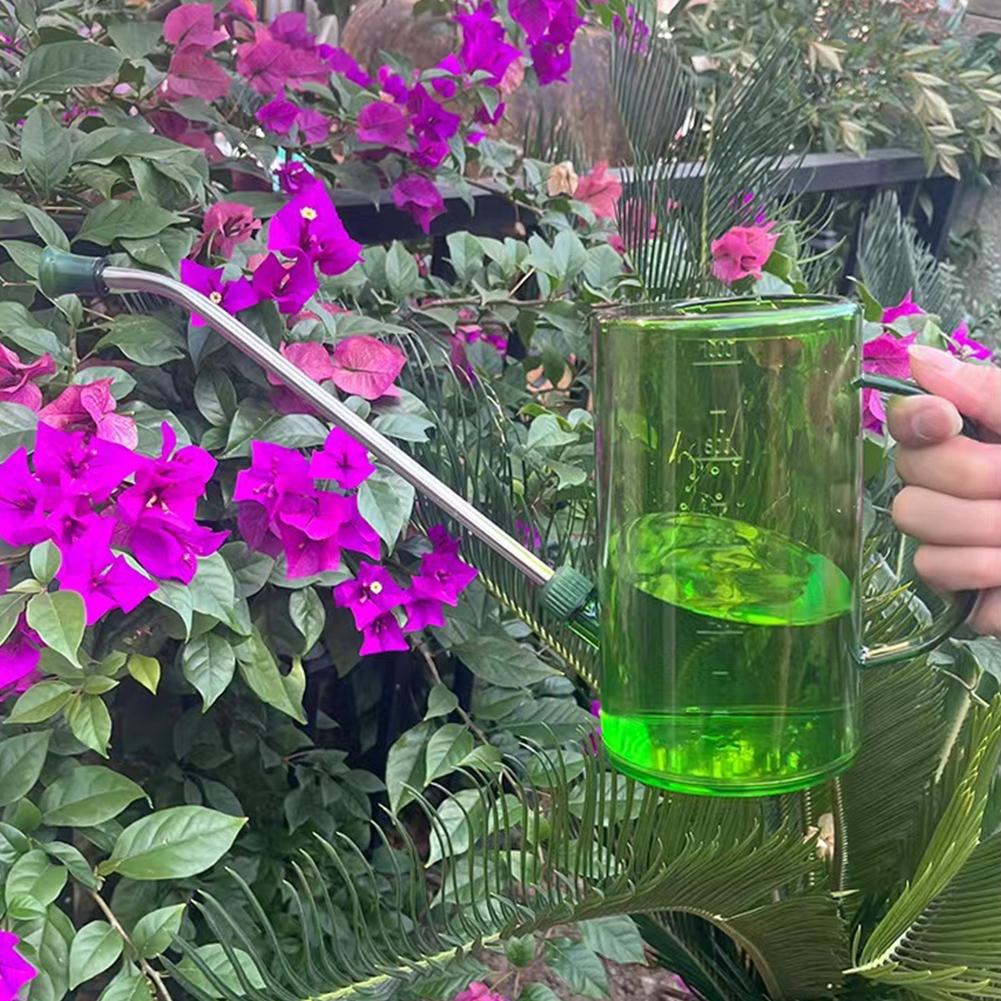 1L Long Spout Watering Can wit - Watering Can Long Spout 评论和价格