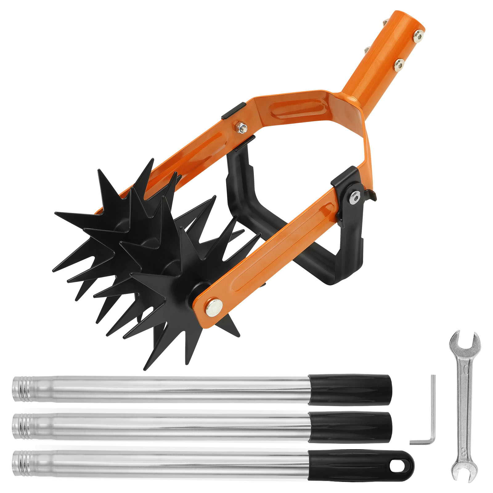 New 2-in-1Tiller Tool Stainles - Gardening Tools For Beginners 评论和价格