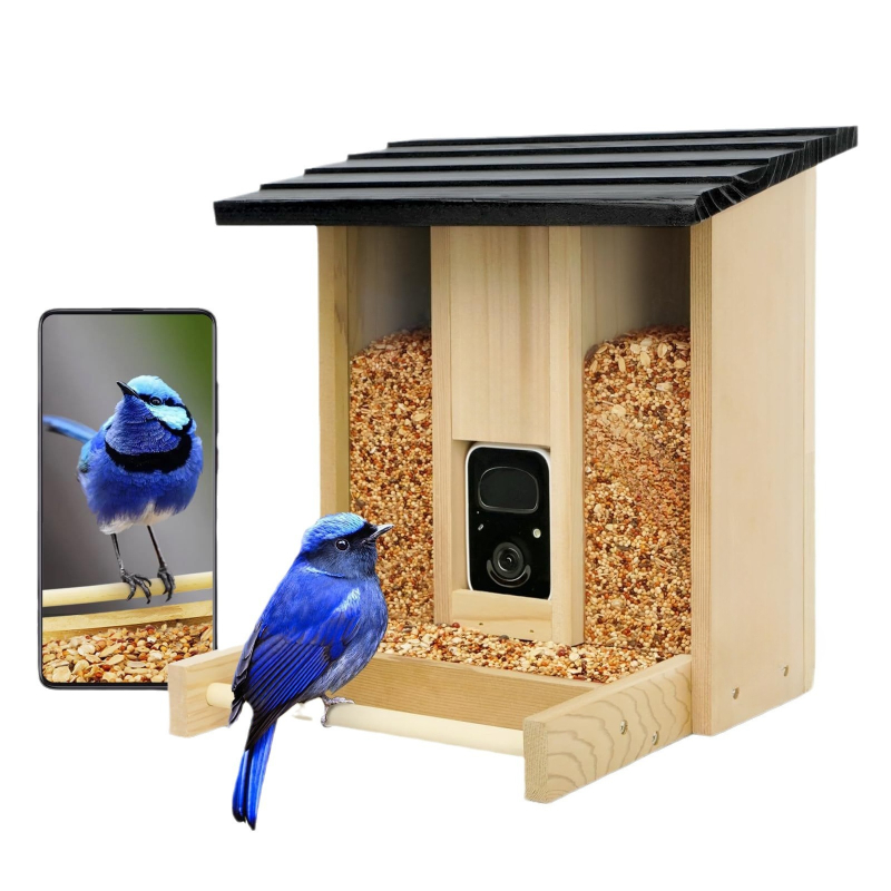 Bamboo wood intelligent bird f - Gardening Tools Definition 评论和价格